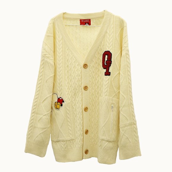 OiOi Other - 5252 by O!Oi x Disney Multi Cable Knit Cardigan